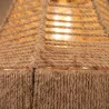 Lampadario a sospensione Corda naturale e Metallo – Stile Boho – Design artigianale – Lorena image 7