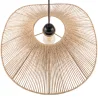 Lampada a Sospensione Corda Naturale Stile Boho – Paralume in Fibra Naturale Fatto a Mano - Lunah image 7
