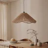 Lampada a Sospensione Corda Naturale Stile Boho – Paralume in Fibra Naturale Fatto a Mano - Lunah image 7