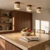 Plafoniera – Faretto a soffitto – Legno e travertino – Léonie image 7
