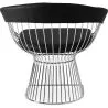 Sedia da pranzo con braccioli - Similpelle e metallo - Barrel image 7