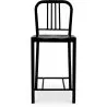 Sgabello da bar di design con schienale - 60cm - Jadon image 7