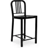 Sgabello da bar di design con schienale - 60cm - Jadon image 7