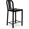 Sgabello da bar di design con schienale - 60cm - Jadon image 7