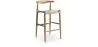 Sgabello da bar di design Boho Bali - Legno - 75cm - Elb image 7