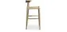 Sgabello da bar di design Boho Bali - Legno - 75cm - Elb image 7