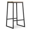 Sgabello da bar di design industriale - Legno e metallo - 76cm - Big Boy image 7