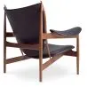 Poltrona di Design con Braccioli - Legno e Pelle - Captain image 7