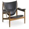 Poltrona di Design con Braccioli - Legno e Pelle - Captain image 7