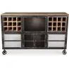 Cantinetta per vino con ruote - Design industriale - Avara image 7
