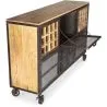 Cantinetta per vino con ruote - Design industriale - Avara image 7
