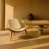 Poltrona - Poltrona scandinava - Rivestimento in ecopelle - Lucy image 7
