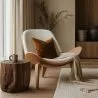 Poltrona - Poltrona scandinava - Rivestimento in ecopelle - Lucy image 7