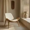 Poltrona - Poltrona scandinava - Rivestimento in ecopelle - Lucy image 7
