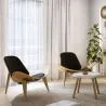 Poltrona - Poltrona scandinava - Rivestimento in ecopelle - Lucy image 7