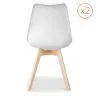 Lotto di 2 Sedie Denisse design scandinavo image 7