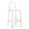Sgabello da bar con schienale - Design trasparente - 65cm - Victoria Queen image 7