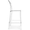 Sgabello da bar con schienale - Design trasparente - 65cm - Victoria Queen image 7