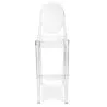 Sgabello da bar con schienale - Design trasparente - 75 cm - Victoria Queen image 7