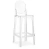 Sgabello da bar con schienale - Design trasparente - 75 cm - Victoria Queen image 7
