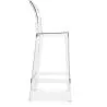 Sgabello da bar con schienale - Design trasparente - 75 cm - Victoria Queen image 7