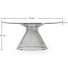 Tavolino da salotto rotondo - Design in vetro - Barrel image 7