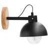 Lampada da Parete - Stile Scandinavo - Metallo e Legno - Syla image 7