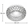 Lampada a soffitto - Montatura a Incasso con sfere di vetro - 50 cm - Savoni image 7