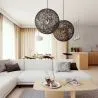 Lampada a soffitto - Lampada a sospensione design sfera - Corda - Wanton image 7