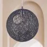 Lampada a soffitto - Lampada a sospensione design sfera - Corda - Wanton image 7