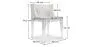 Sedia da Pranzo di Design - Gambe Trasparenti - Mila image 7