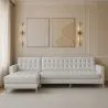 Chaise longue di design - Rivestimento in Polipiel - Nova image 7