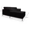 Chaise longue di design - Rivestimento in Polipiel - Nova image 7