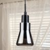 Lampada da soffitto - Piccola lampada a sospensione in metallo cromato - Carter image 7
