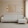 Chaise Longue di Design - Rivestimento in Pelle - Destra - Sama image 7