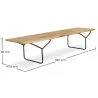 Panca in Legno Stile Nordico (180cm) - Yean image 7