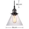 Lampada a Sospensione - Design Industriale - Hannah image 7