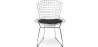 Sedia da pranzo in acciaio - Design a griglia - Lived image 7
