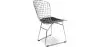 Sedia da pranzo in acciaio - Design a griglia - Lived image 7