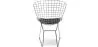 Sedia da pranzo in acciaio - Design a griglia - Lived image 7