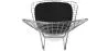 Sedia da pranzo in acciaio - Design a griglia - Lived image 7