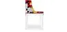 Sedia da pranzo - Gambe trasparenti - Design a motivi - Stile Miss image 7