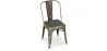 Sedia da pranzo in acciaio - Design industriale - Nuova edizione - Stylix image 7