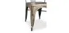 Sedia da pranzo in acciaio - Design industriale - Nuova edizione - Stylix image 7