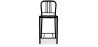 Sgabello da bar di design con schienale - 60cm - Jadon image 7