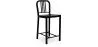Sgabello da bar di design con schienale - 60cm - Jadon image 7
