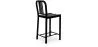 Sgabello da bar di design con schienale - 60cm - Jadon image 7