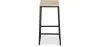 Sgabello da bar di design industriale - Legno e metallo - 76cm - Big Boy image 7