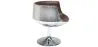 Sedia da salotto - Sedia di design - Similpelle e metallo - Cognac image 7