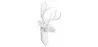  Decorazione da Parete - Testa di Cervo Bianco - Uka image 7